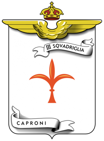 Coat of arms (crest) of the III Caproni Squadron, Regia Aeronautica