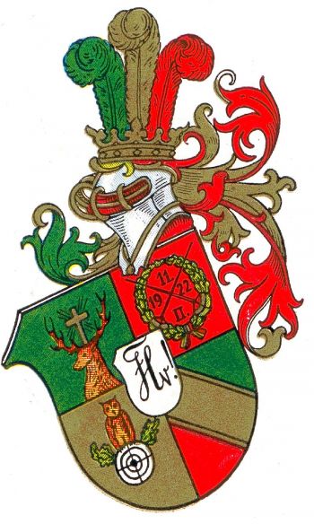 Coat of arms (crest) of Jagdcorps Hubertia zu Leipzig