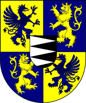 Arms of Johann Anton Minkwitz von Minkwitzburg