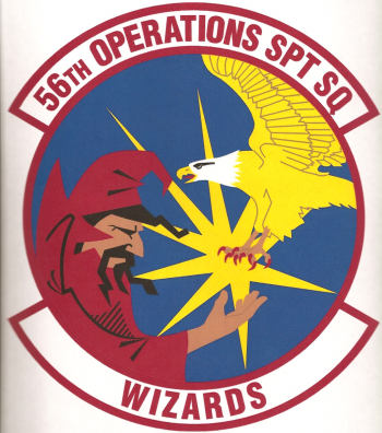 Arms of 56th Operations Support Squadron, US Air Force