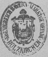 Wappen von Holzkirchen/Arms (crest) of Holzkirchen