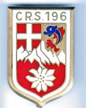Coat of arms (crest) of Republican Secuirty Company 196, France