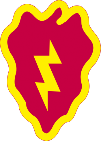 Coat of arms (crest) of 25th Infantry Division Tropic Lightning, US Army