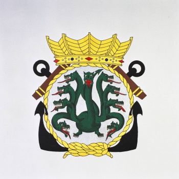 Coat of arms (crest) of the Zr.Ms. Hydra, Netherlands Navy