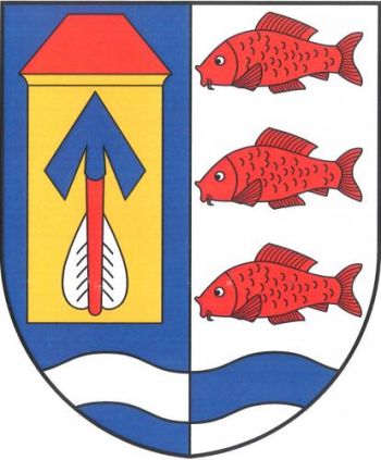 Arms (crest) of Dlouhá Lhota (Příbram)