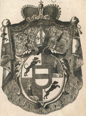 Arms (crest) of Kasimir Friedrich von Rathsamhausen