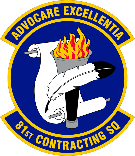 File:81st Contracting Squadron, US Air Force.png