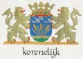 Wapen van Korendijk/Arms (crest) of Korendijk