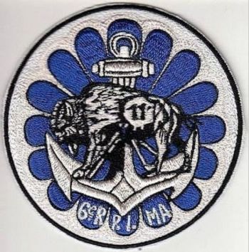 Blason de 11th Company, 6th Marine Infantry Parachute Regiment, French Army/Arms (crest) of 11th Company, 6th Marine Infantry Parachute Regiment, French Army