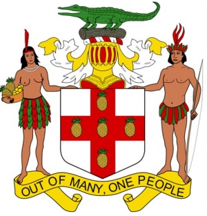 Arms of National arms of Jamaica