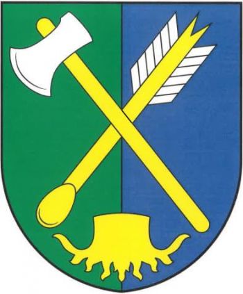 Arms (crest) of Kluky (Mladá Boleslav)