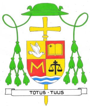 Arms (crest) of Joseph Raja Rao Thelegathoti
