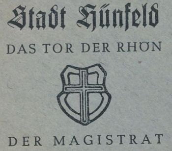 Wappen von Hünfeld/Coat of arms (crest) of Hünfeld