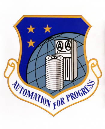 Coat of arms (crest) of the Air Force Data Automation Agency, US Air Force
