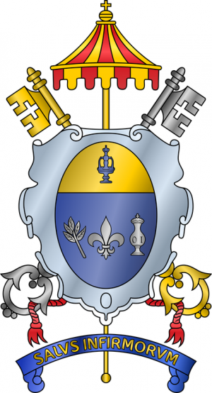 Arms (crest) of Basilica of Our Lady of Health, Poços de Caldas