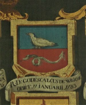 Arms (crest) of Godescalcus van Willich