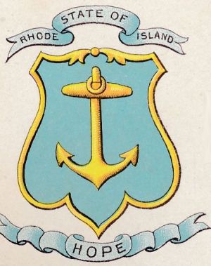 Coat of arms (crest) of Rhode Island