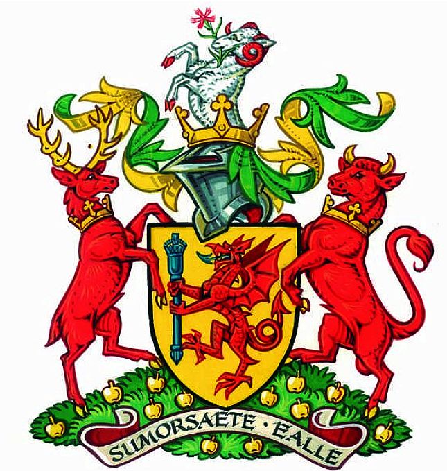 Arms (crest) of Somerset