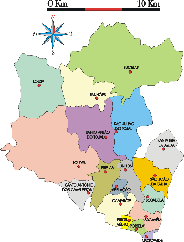 mapa lisboa loures Município de Loures