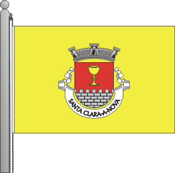 Bandeira da freguesia de Santa Clara-a-Nova