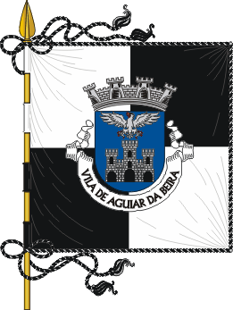 Estandarte do municpio de Aguiar da Beira