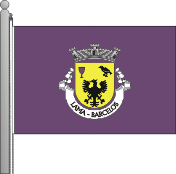 Bandeira da freguesia de Lama