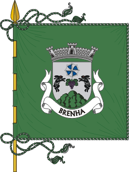 Estandarte da freguesia de Brenha