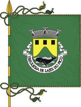 Estandarte da freguesia de Lajes do Pico