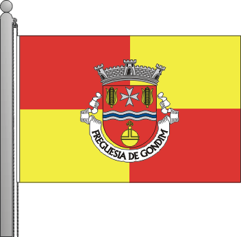 Bandeira da freguesia de Gondim