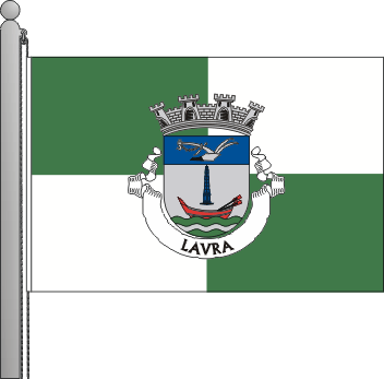 Bandeira da freguesia de Lavra