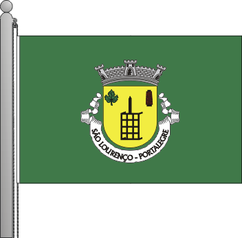 Bandeira da freguesia de So Loureno