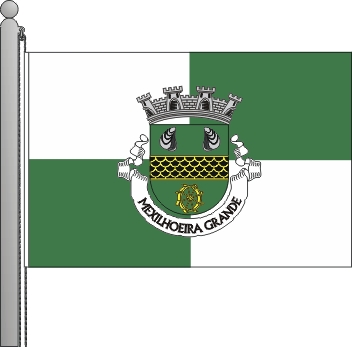 Bandeira da freguesia de Mexilhoeira Grande