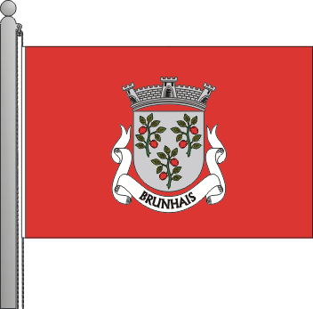 Bandeira da freguesia de Brunhais