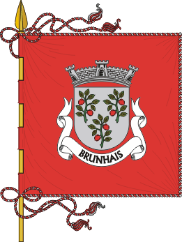 Estandarte da freguesia de Brunhais