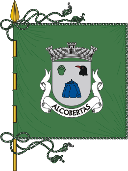 Estandarte da freguesia de Alcobertas