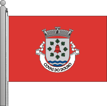 Bandeira da freguesia de Covas do Douro