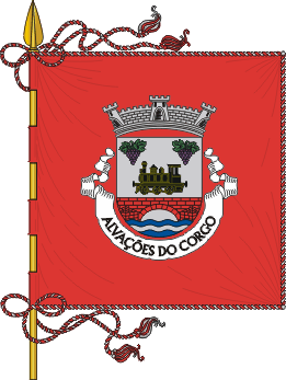 Estandarte da freguesia de Alvaes do Corgo