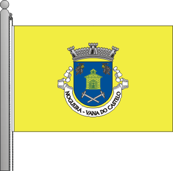 Bandeira da freguesia de Nogueira