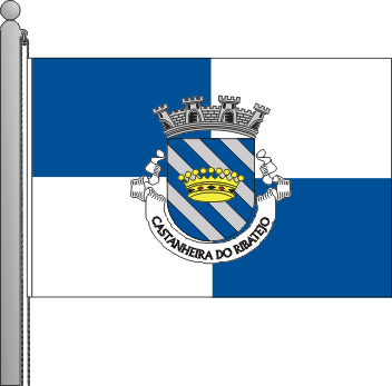 Bandeira da freguesia de Castanheira do Ribatejo