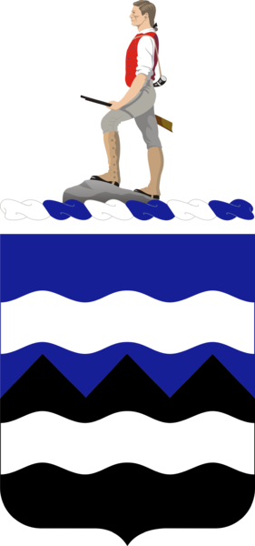 Coat of arms (crest) of the 397th (Infantry) Regiment, US Army
