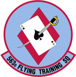 Coat of arms (crest) of the 563rd Flying Training Squadron, US Air Force