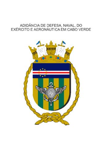 Coat of arms (crest) of the Defence, Naval and Army Attaché in Cape Verde, Brazilian Navy