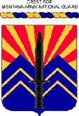 Coat of arms (crest) of 208th Regiment, Montana Army National Guard