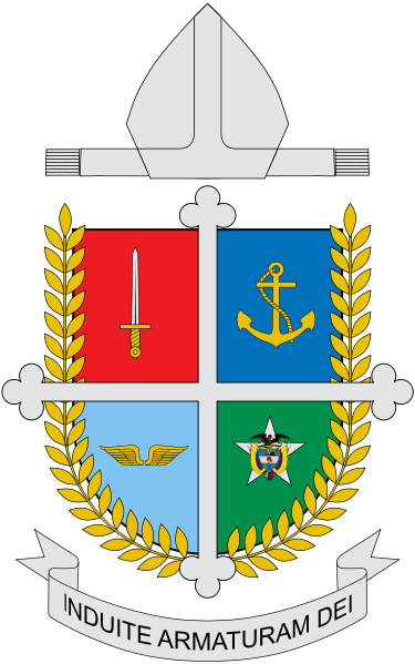 Arms (crest) of Military Ordinariate of Colombia