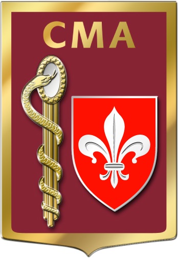 Coat of arms (crest) of the Armed Forces Military Medical Centre Lille, France