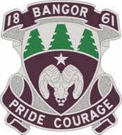 Arms of Bangor High School Junior Reserve Officer Training Corps, US Army
