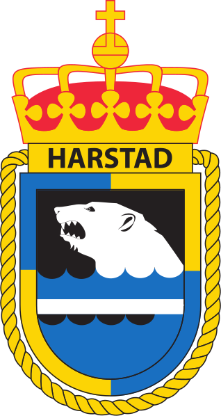 Coat of arms (crest) of Coast Guard Vessel KV Harstad, Norwegian Navy