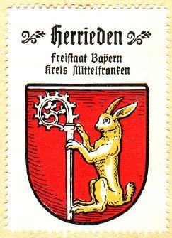 Wappen von Herrieden/Coat of arms (crest) of Herrieden
