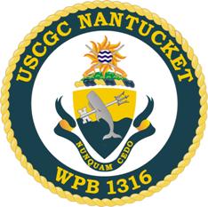 Coat of arms (crest) of the USCGC Nantucket (WPB-1316)