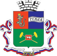 Arms (crest) of Revda (Sverdlovsk Oblast)